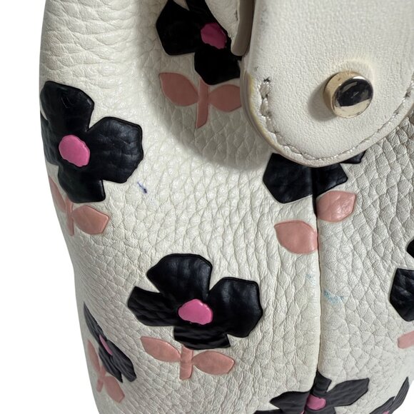 KATE SPADE Remedy Block Print Floral Small Top Handle Bag HTF Design - Picture 7 of 16